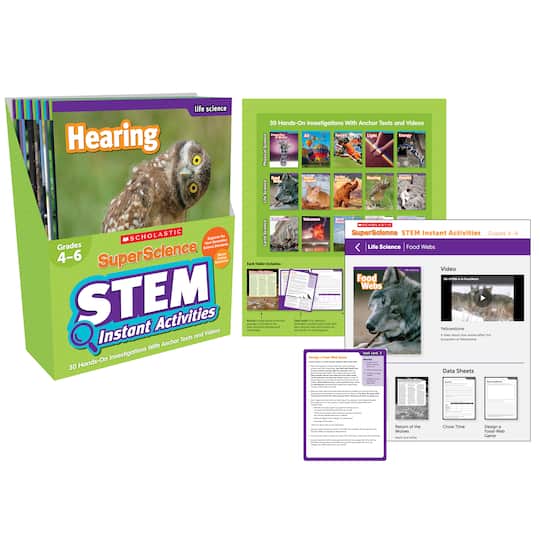 SuperScience Stem Instant Activities, Grades 4-6